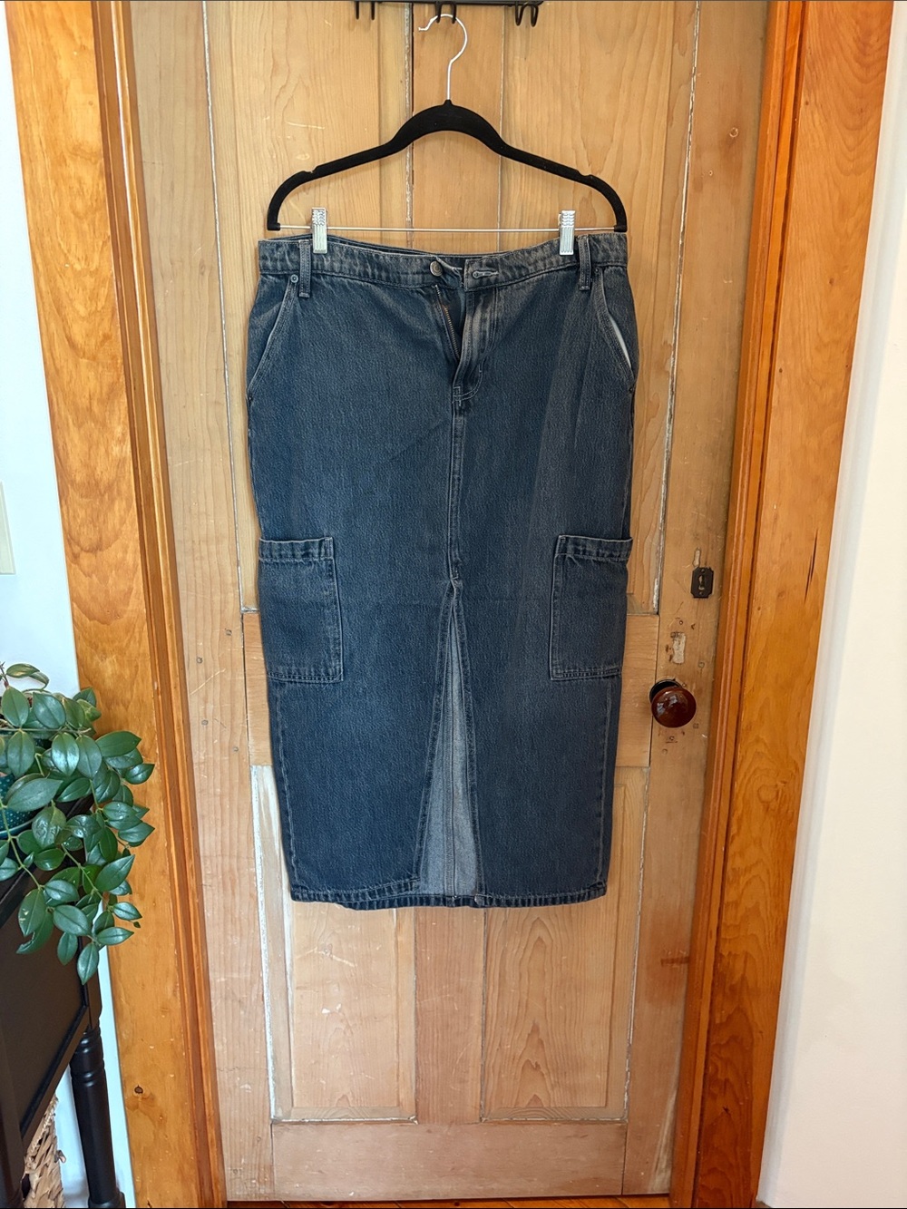 Old Navy Blue Drapey Denim Mid-Rise Jeans